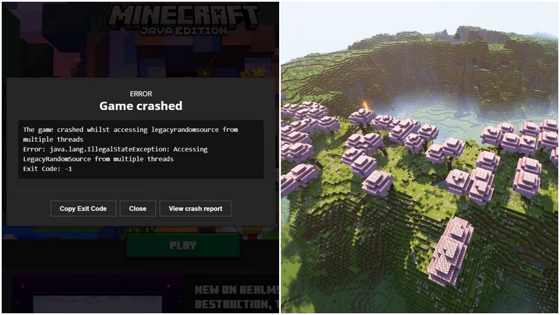Exit code 1 is one of the most common crash errors that Minecraft encounters (Image via Sportskeeda)