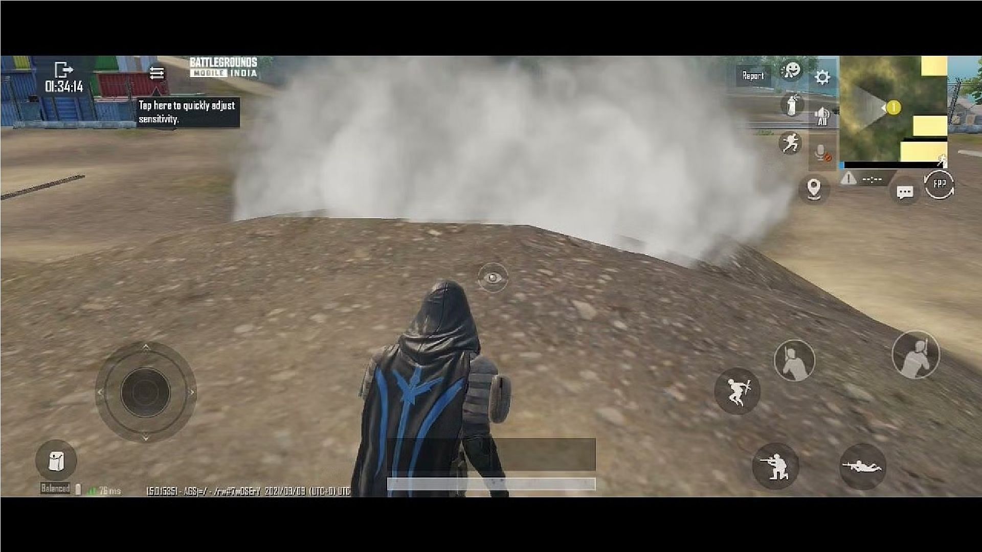 Using smoke grenade in BGMI (Image via Krafton)