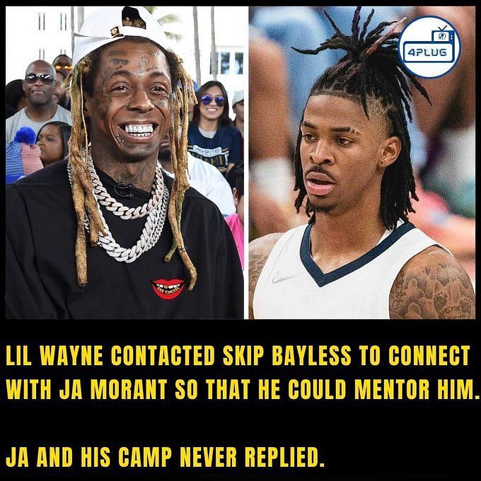 Ja Morant Ignored Lil Wayne's Help After Controversy, Skip Bayless