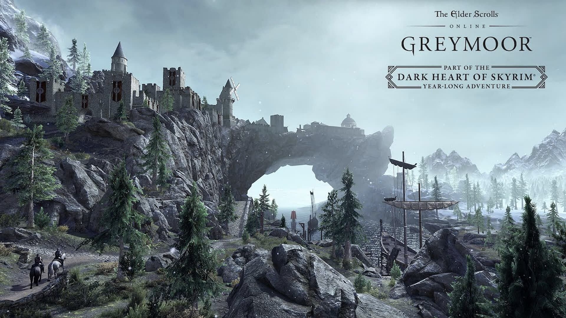 ESO players were able to see Skyrim from a new perspective in Greymoor (Image via Bethesda)