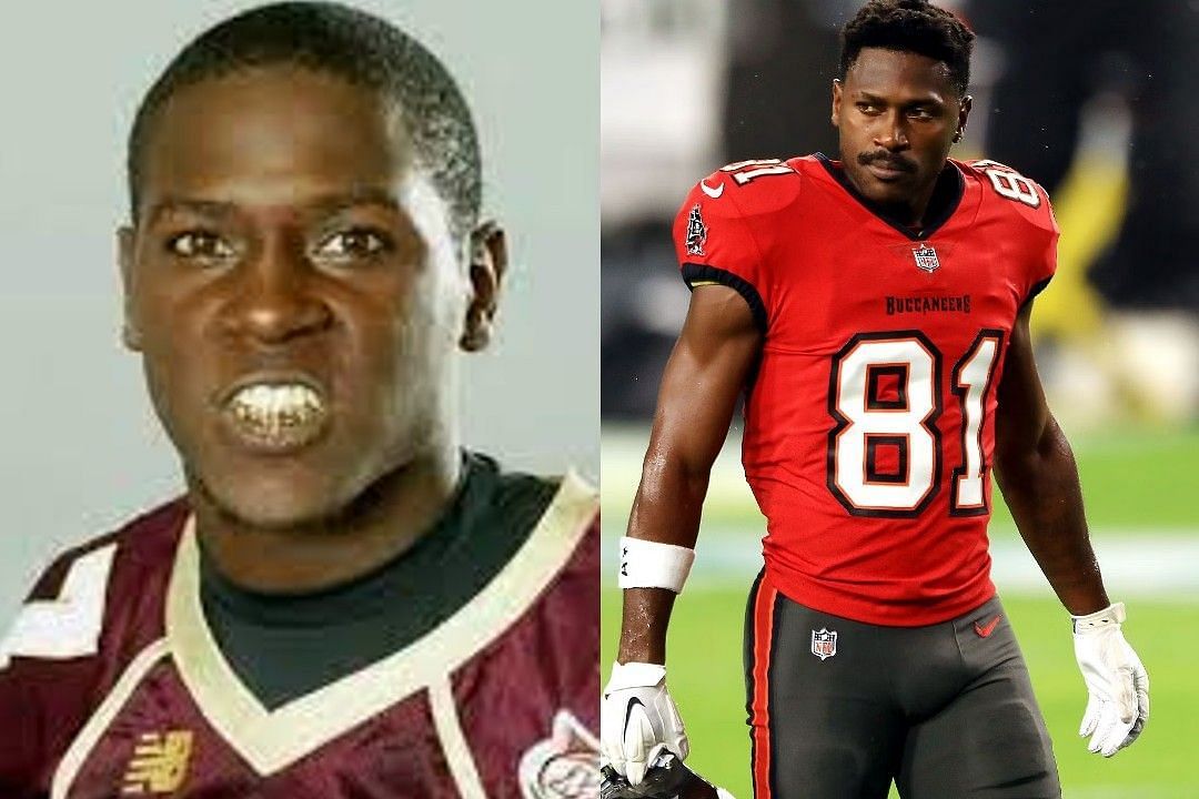 Antonio Brown college picture &amp; on the Buccaneers 