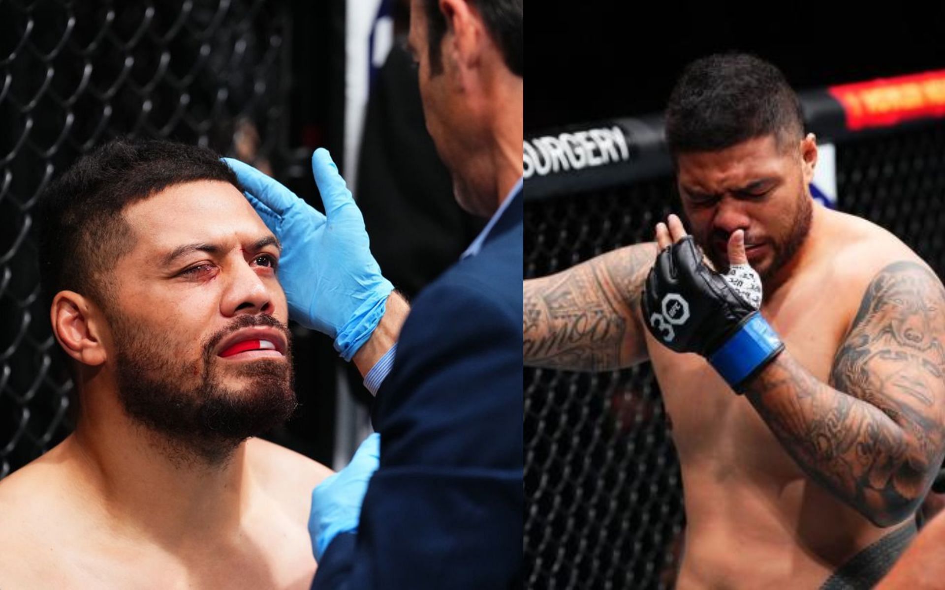 Justin Tafa Makes Angry Demands Of The UFC After Eye Poke No