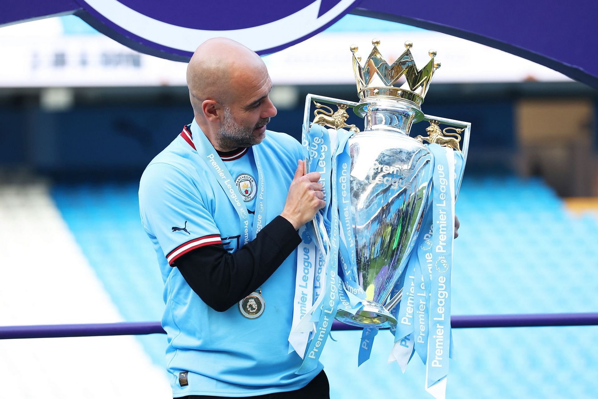 The Manchester City boss had unfinished business at the Etihad,