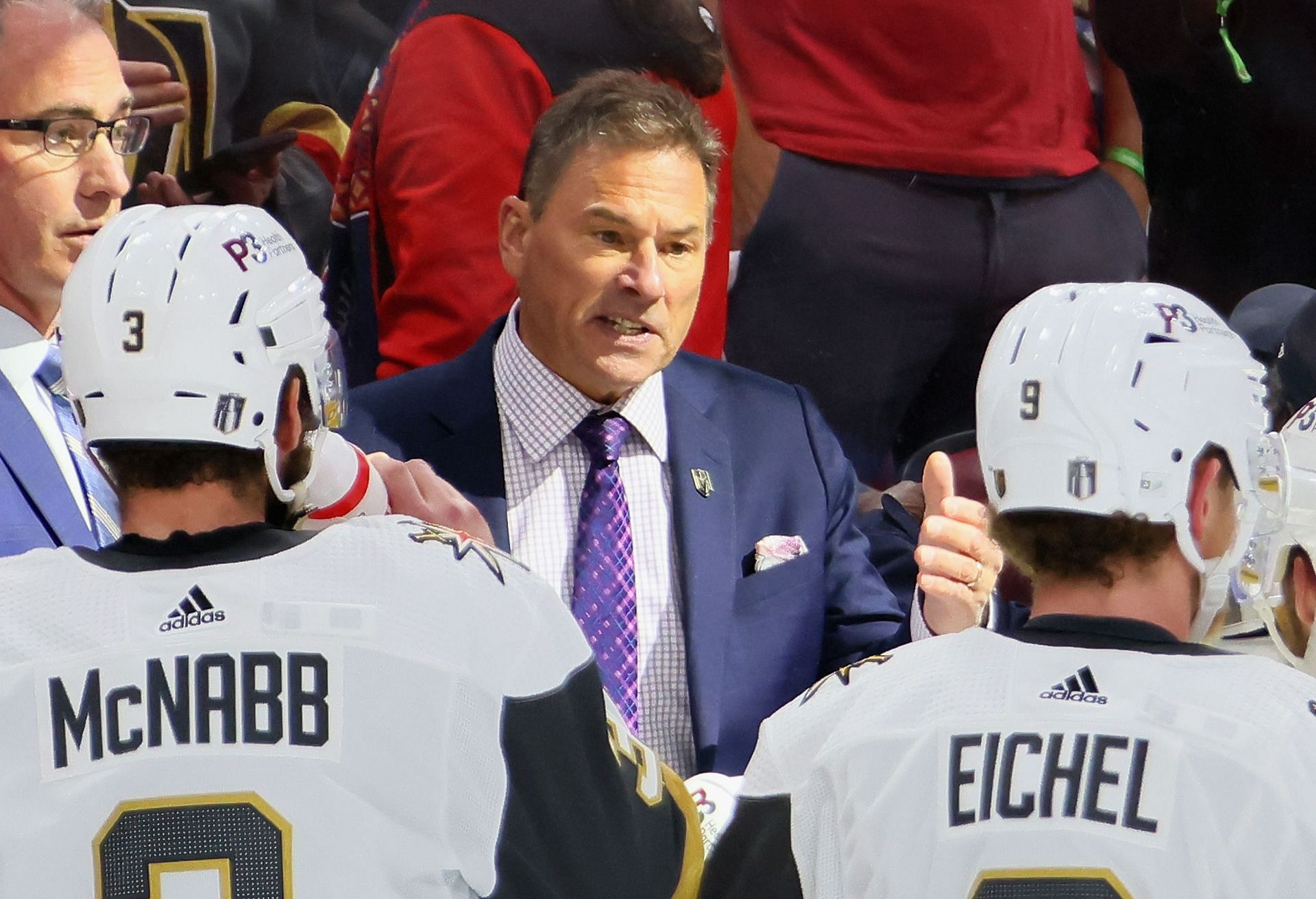 Bruce Cassidy and Jonathan Marchessault on their Stanley Cup