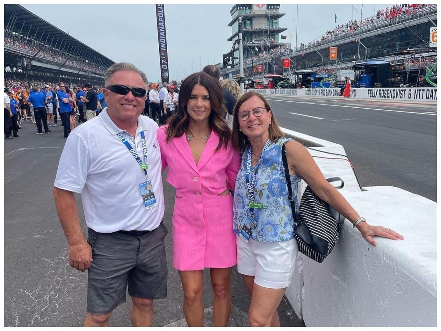 Danica Patrick and her family
