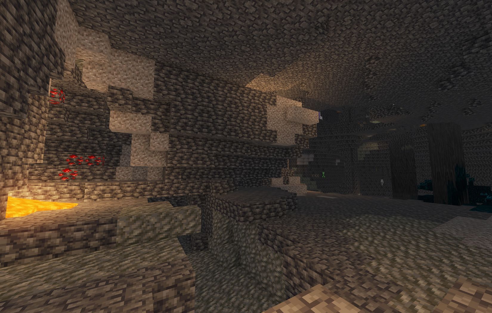 Explore massive cave systems (Image via Mojang)