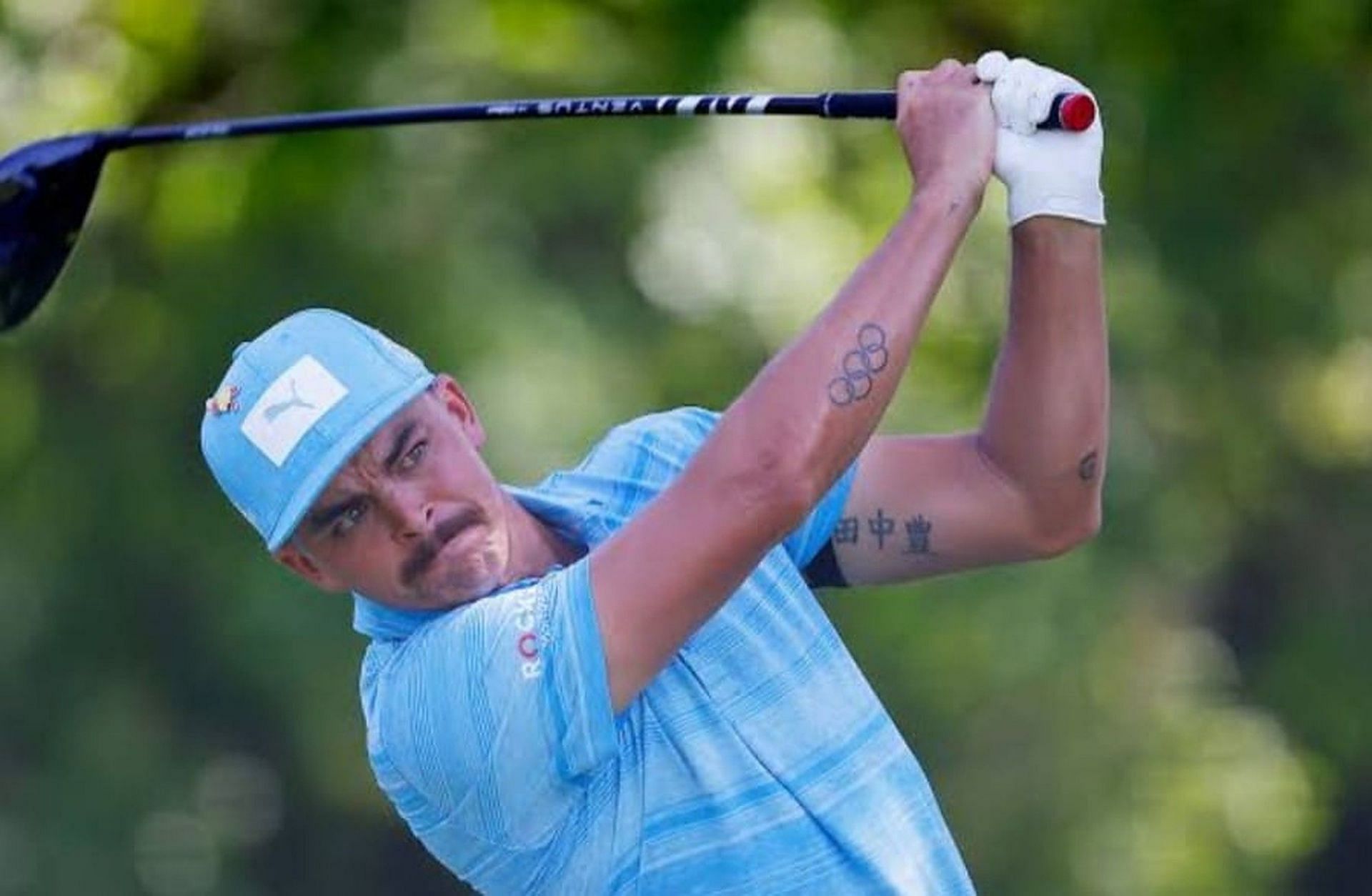 Rickie Fowler&#039;s grandmother&#039;s name tattooed