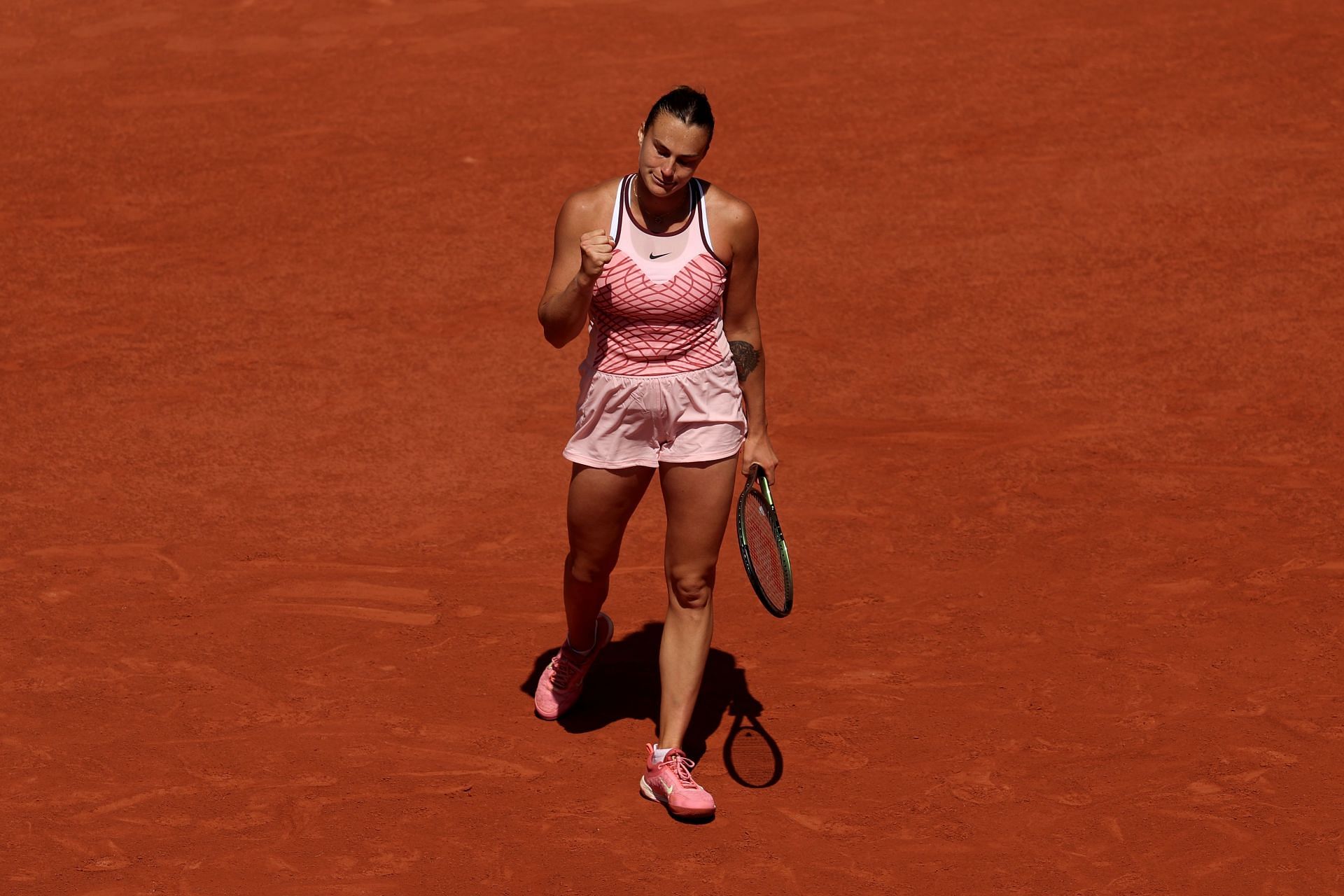 Aryna Sabalenka at the 2023 French Open.