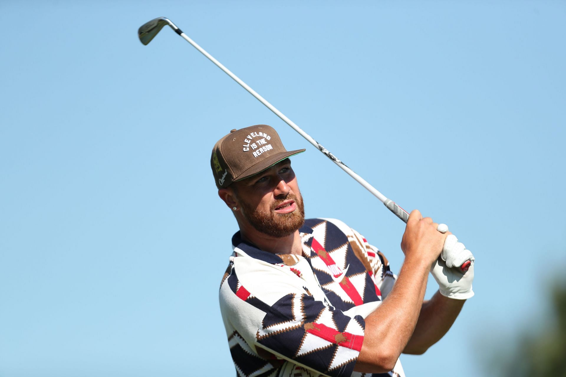 Travis Kelce during American Century Championship - Round Two