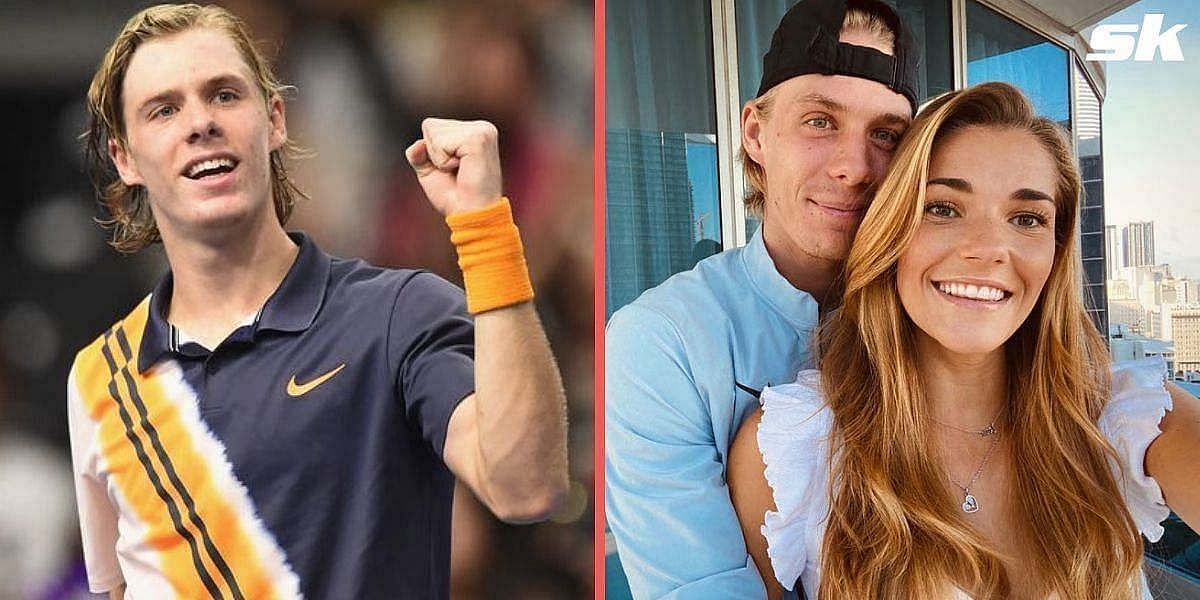 Denis Shapovalov and Mirjam Bjorklund pictured