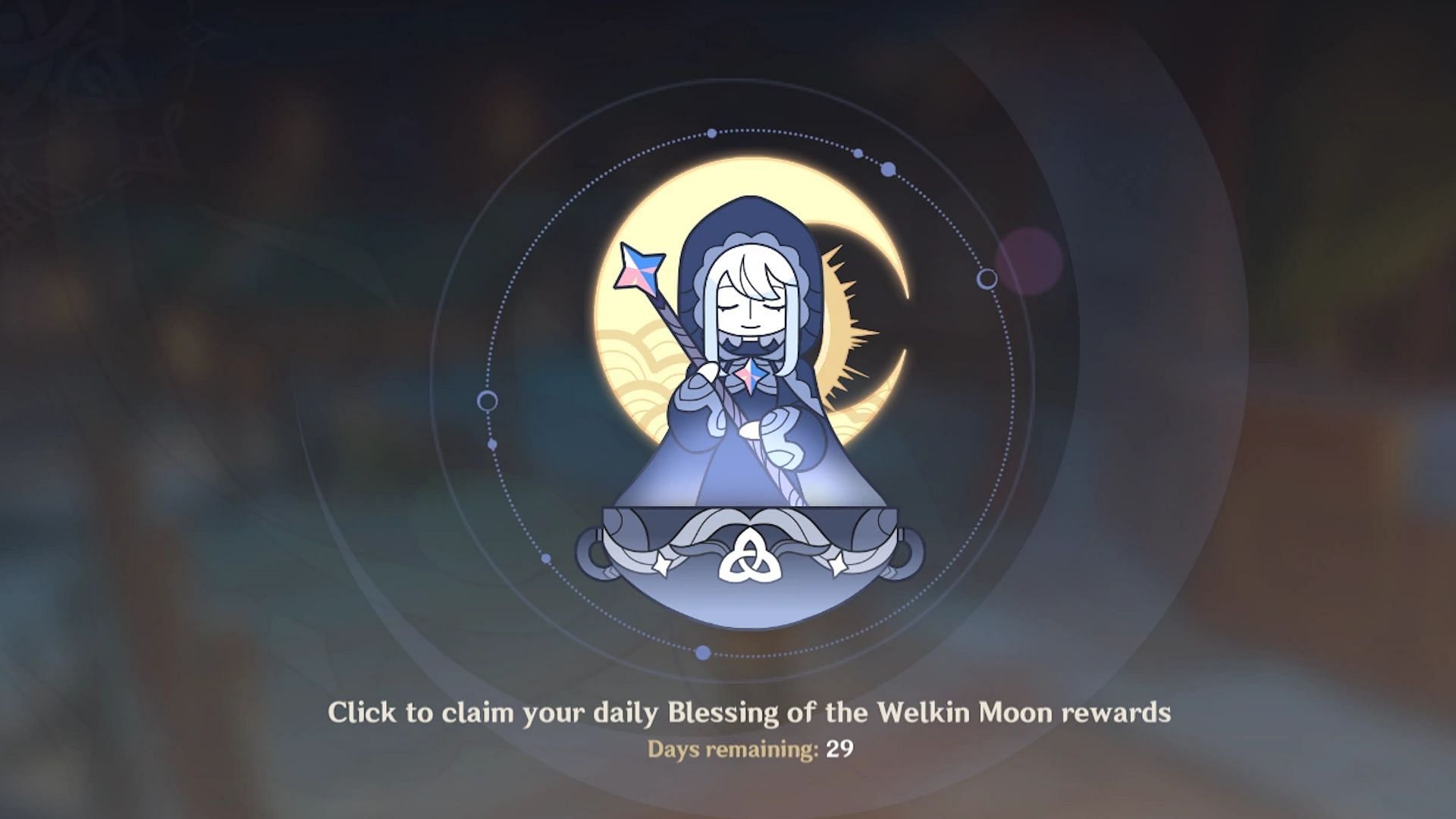 Blessing of the Welkin Moon isn&#039;t available to F2P players (Image via HoYoverse)