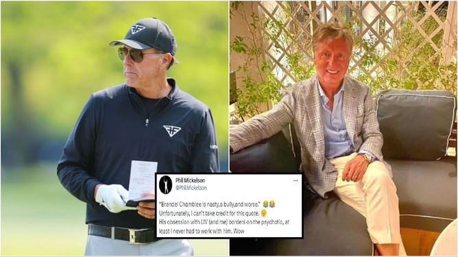 “Brandel Chamblee is nasty, a bully, and worse” - Phil Mickelson retweets video about the golf analyst