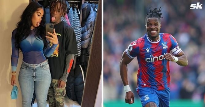 Wilfried Zaha forced to wear hilarious t-shirt for his stag do after being engaged to partner Paige Bannister
