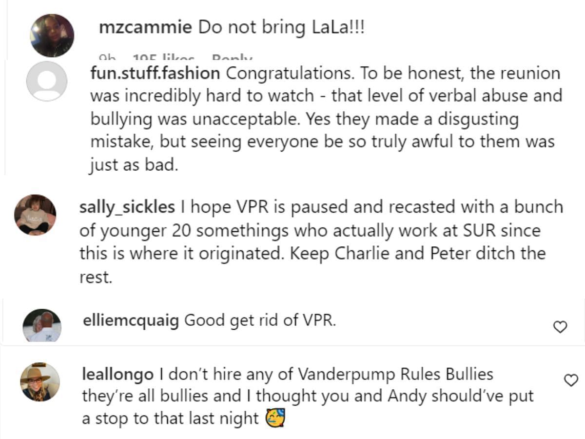 Fans don&#039;t want VPR to return (Image via Instagram)