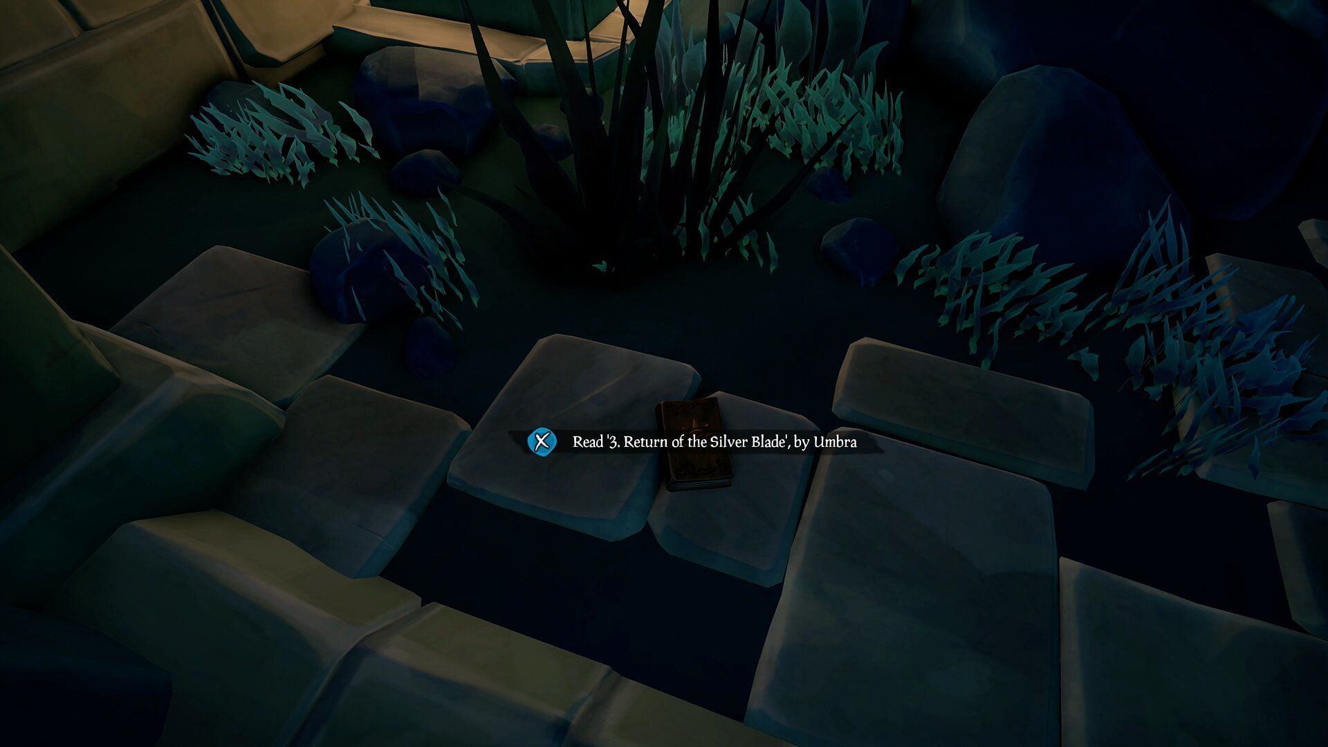 This journal is in the Turtle puzzle chamber (Image via Sea of Thieves)