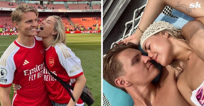 “Life is good” - Arsenal captain Martin Odegaard goes Instagram official with Helene Spilling