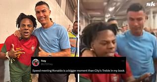 "One of the greatest moments in Internet history", "Bigger moment than City's treble" - Fans react as IShowSpeed finally meets Cristiano Ronaldo
