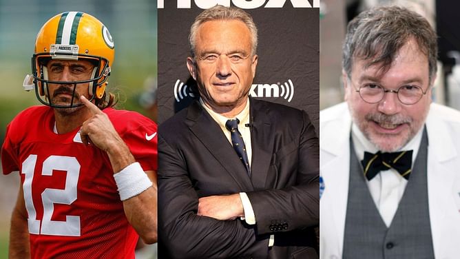 Aaron Rodgers throws shade at Dr. Peter Hotez while expressing support for Robert F. Kennedy Jr.