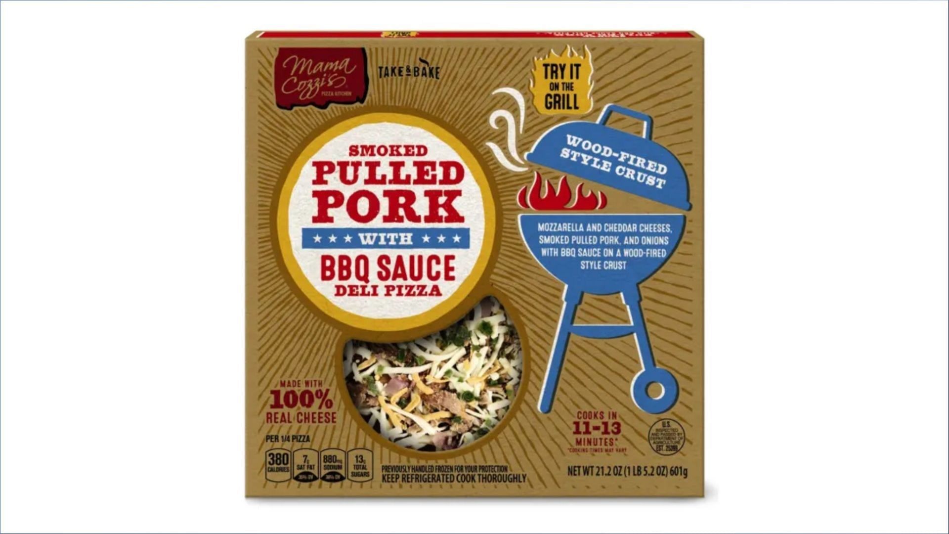 Mama Cozzi BBQ Pulled Pork Pizza (Image via Aldi)