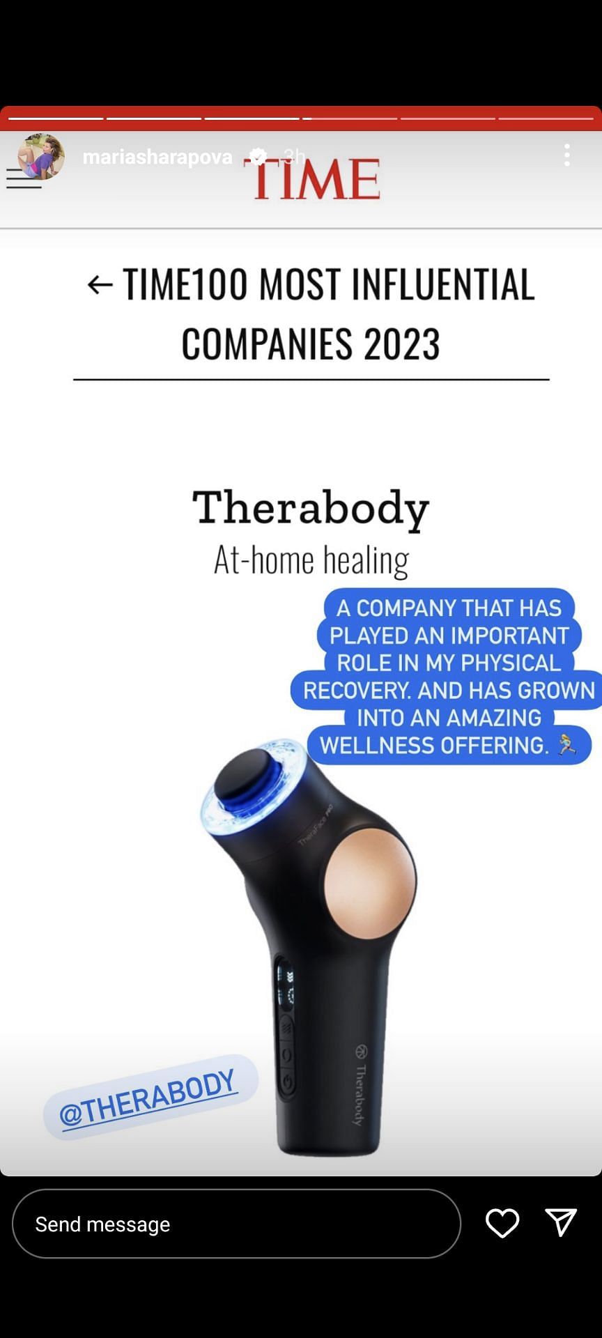 Therabody has evolved into an amazing wellness offering (Source: IG stories)
