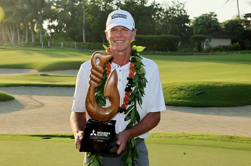 Steve Stricker won the Mitsubishi Electric Championship at Hualalai