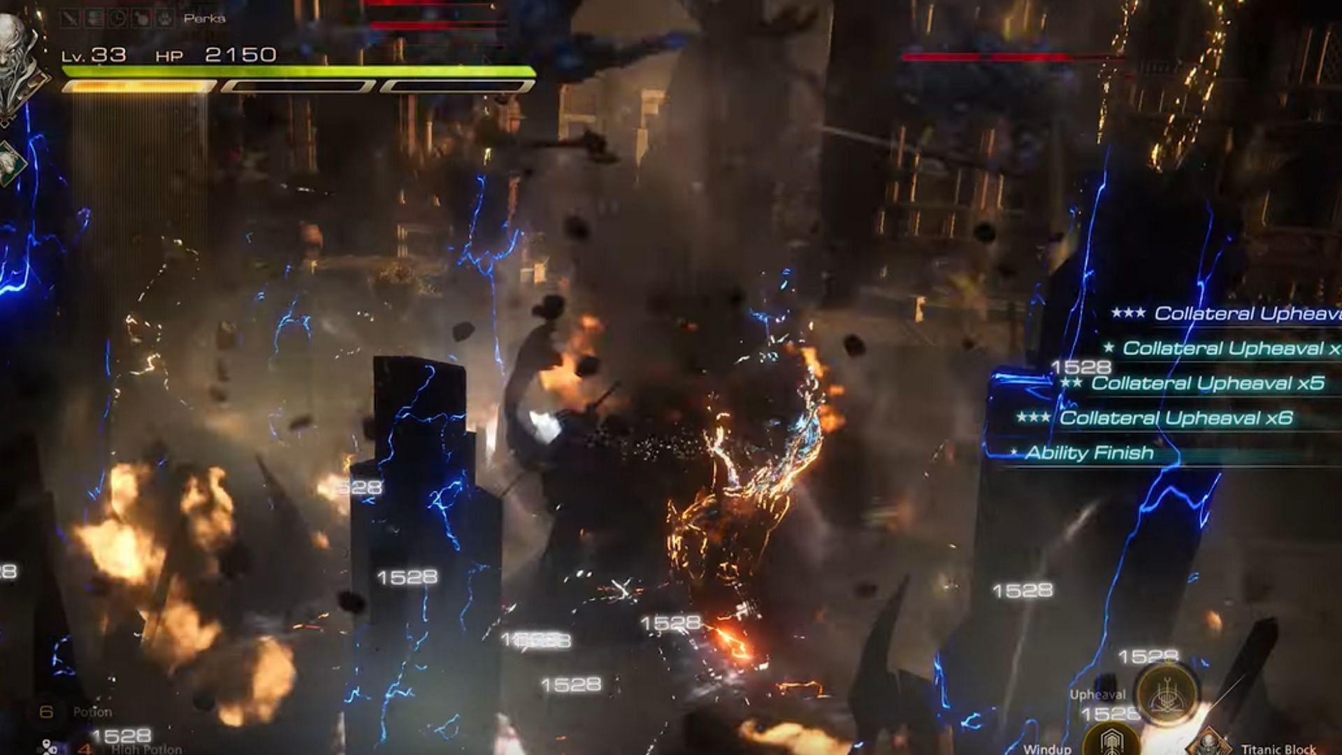Earthen Fury ability (Image via Square Enix)