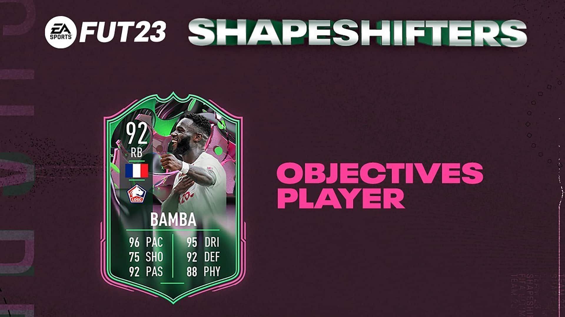 The Jonathan Bamba Shapeshifters card is available in FIFA 23 (Image via EA Sports)