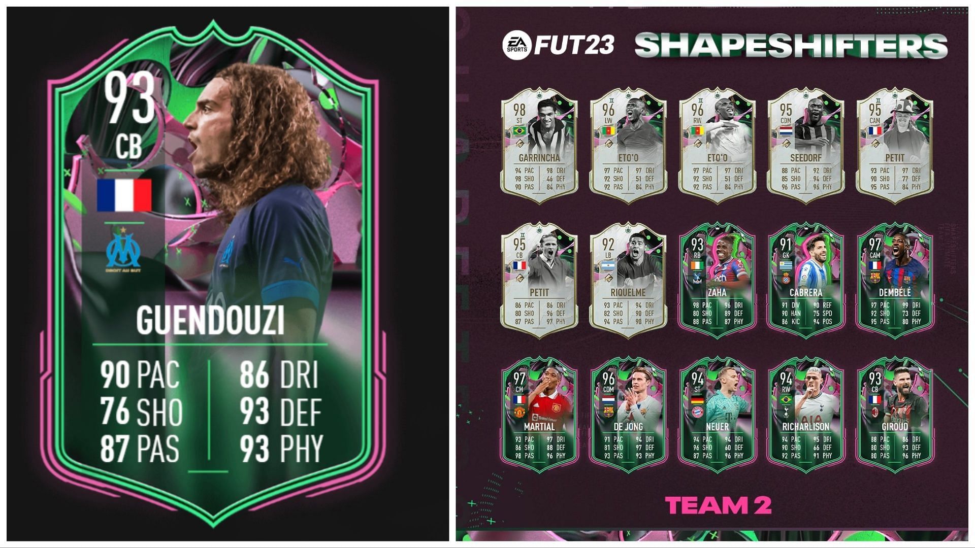 Shapeshifters Guendouzi is now available in FIFA 23 (Images via EA Sports)