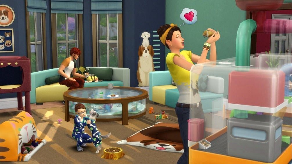 Rodent pets are a great addition to The Sims 4. (Image via EA)