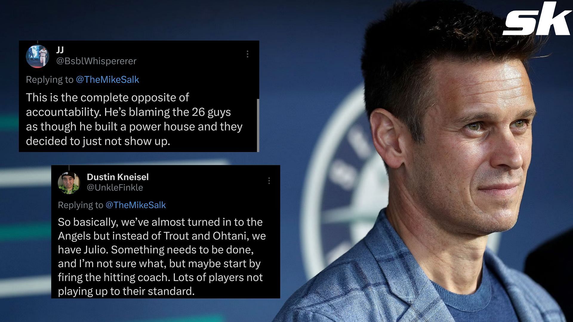 Jerry Dipoto says there's no easy fix as Mariners are 'struggling madly