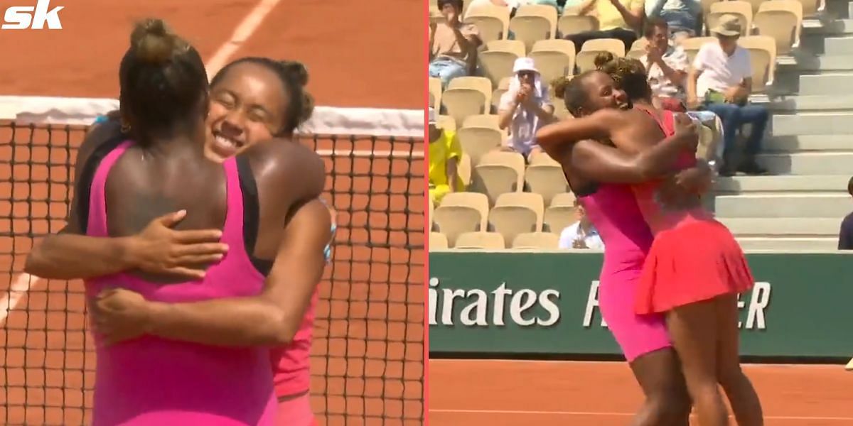 WATCH Leylah Fernandez and Taylor Townsend over the moon after