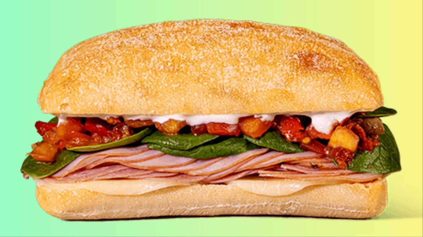 Wawa Ciabatta Sandwich lineup Varieties, timings, ingredients, and