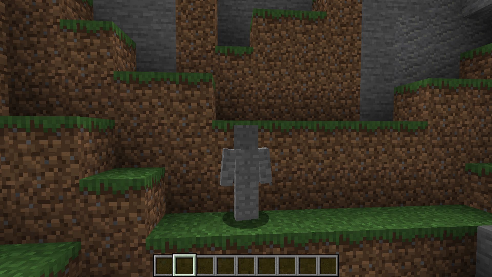 This skin may not be visually compelling, but it ought to work well for camouflage (Image via Mojang)