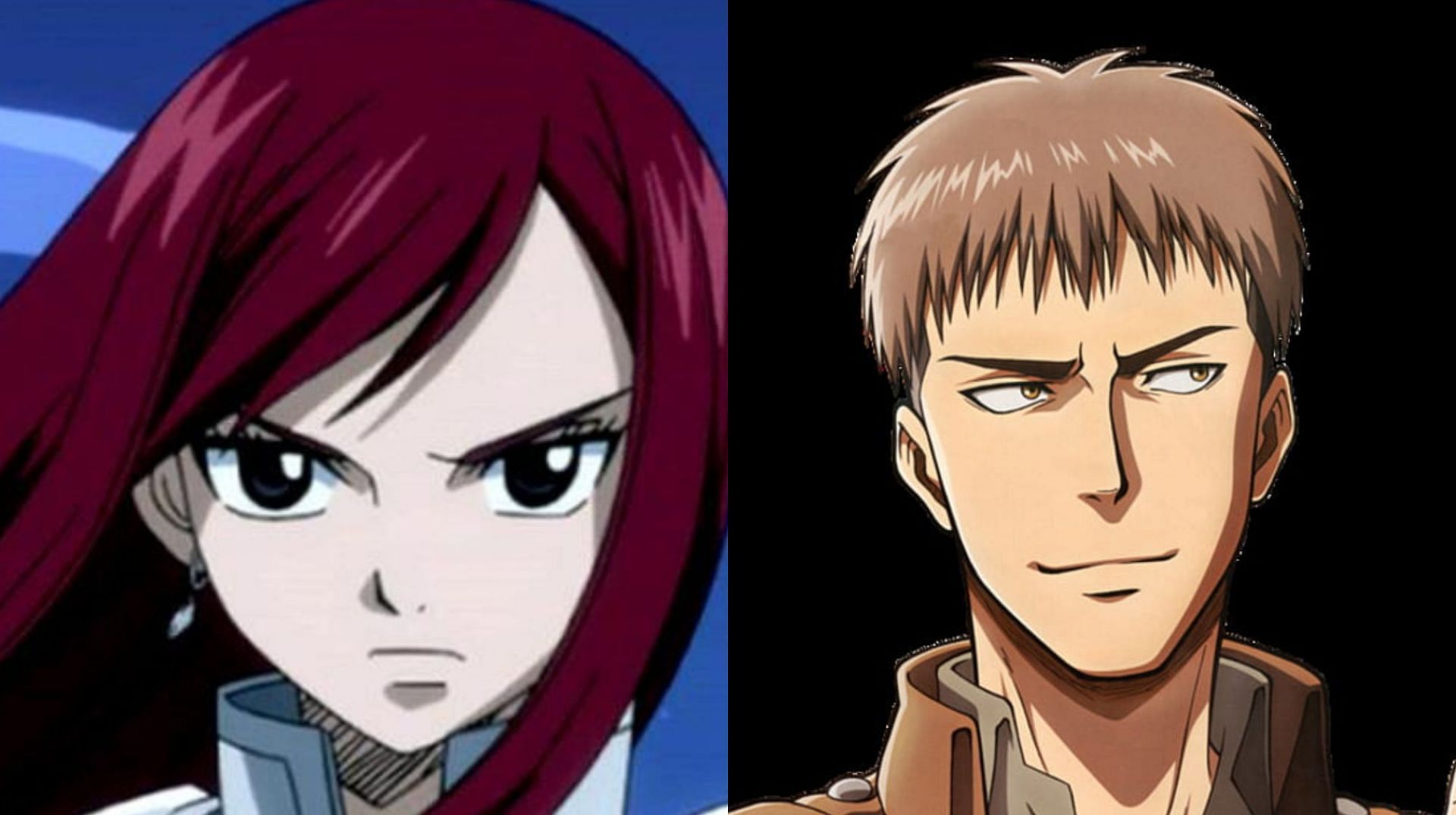 ESTJ: Erza Scarlet, Jean Kirstein (Image via Sportskeeda)