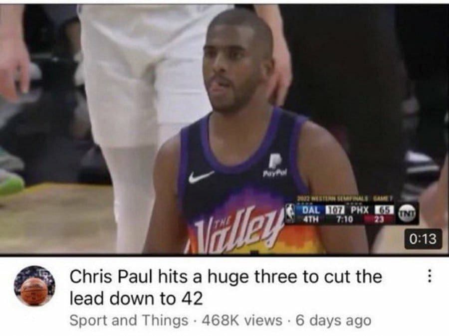 Vegas Golden Knights Twitter uses Chris Paul meme to report score and ...