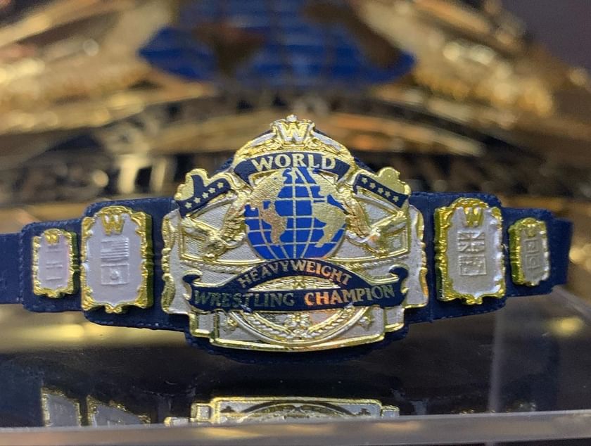 wwe championship belt 5 times the WWE Championship was modified