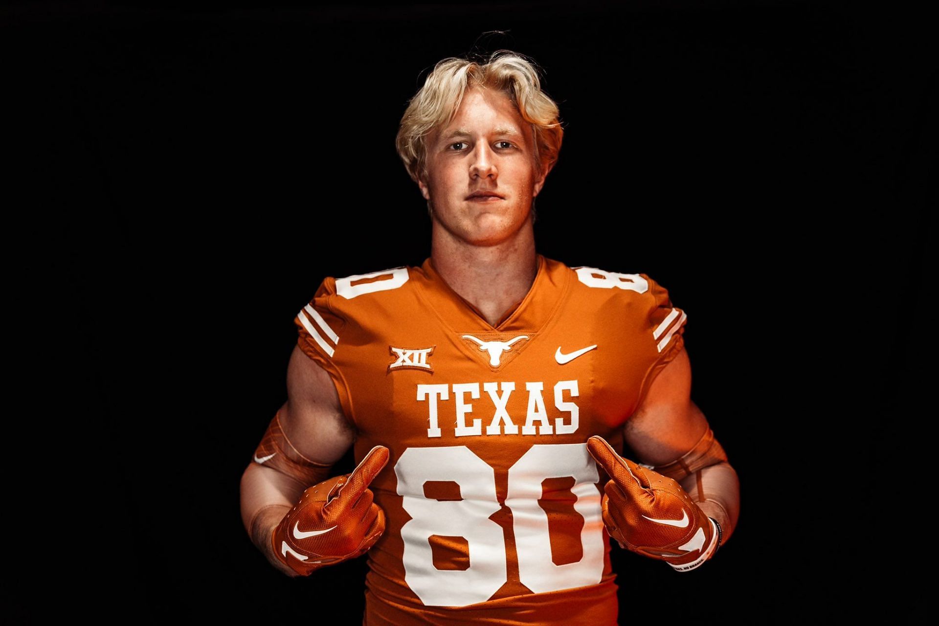 Ryner Swanson during his official visit to Texas