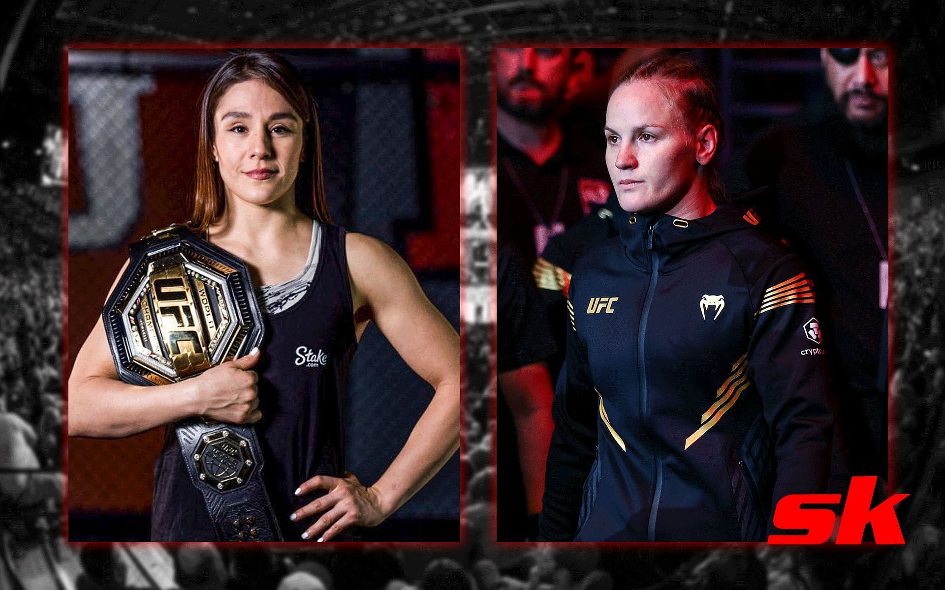 The highly anticipated rematch has finally been announced [Credits - Alexa Grasso image via @Stake on Twitter | rest via Getty]