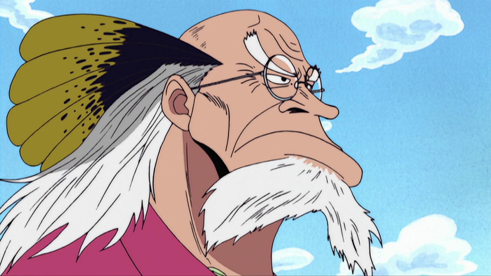 An aged Crocus as seen in One Piece (Image via Toei Animation, One Piece)