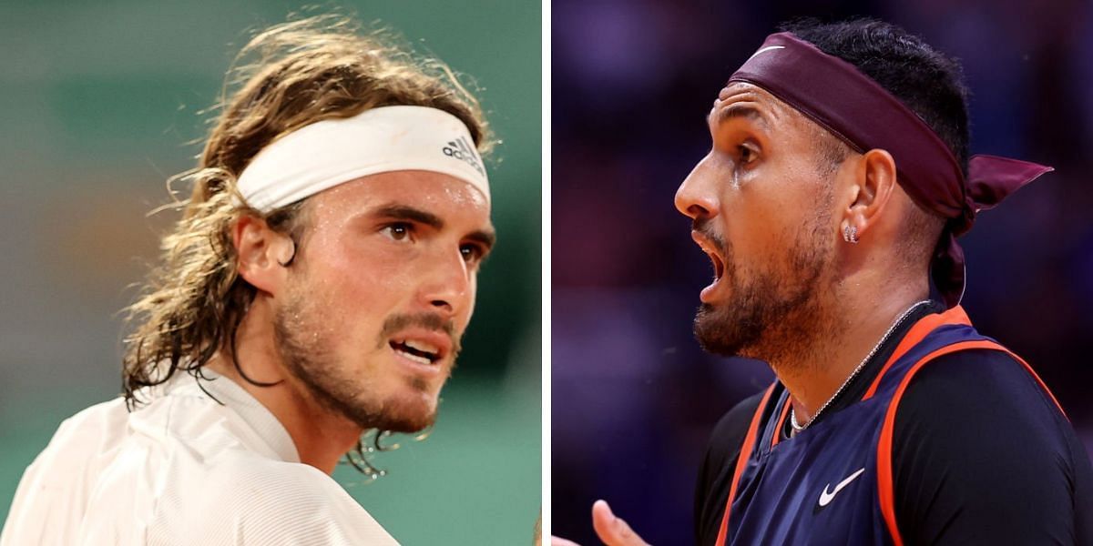 Stefanos Tsitsipas and Nick Kyrgios were involved in a fiery feud at Wimbledon 2022