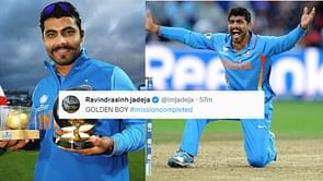 "Golden Boy" - Ravindra Jadeja celebrates 2013 Champions Trophy win