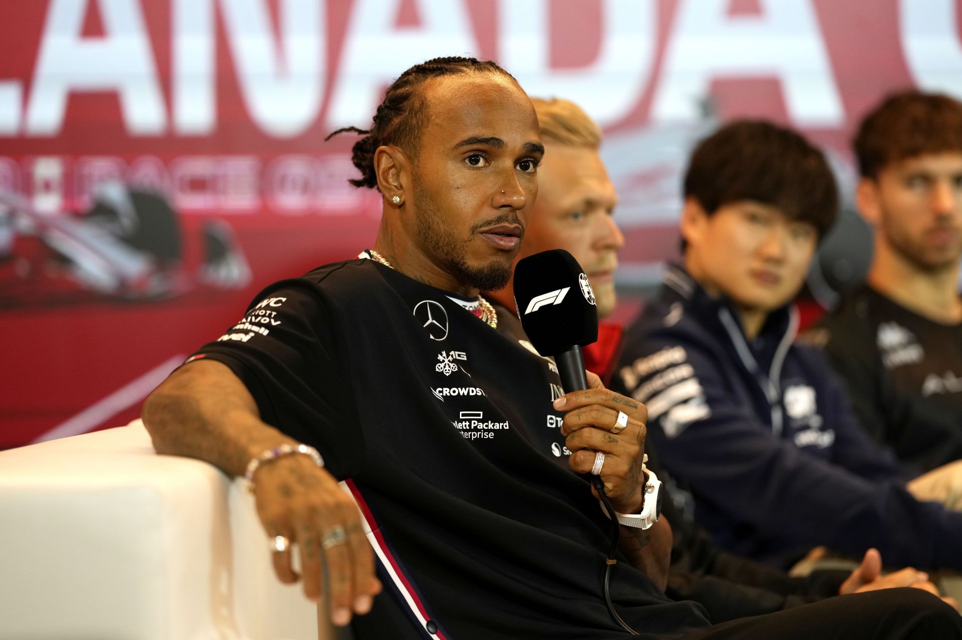 Quite an honor to be up there with 2 World champions”: Lewis Hamilton  content with a podium finish after a difficult 2023 Canadian F1 GP