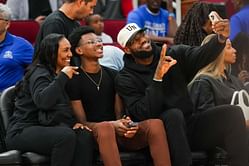 LeBron's youngest son Bryce James hits a growth spurt and has his first D1 offer
