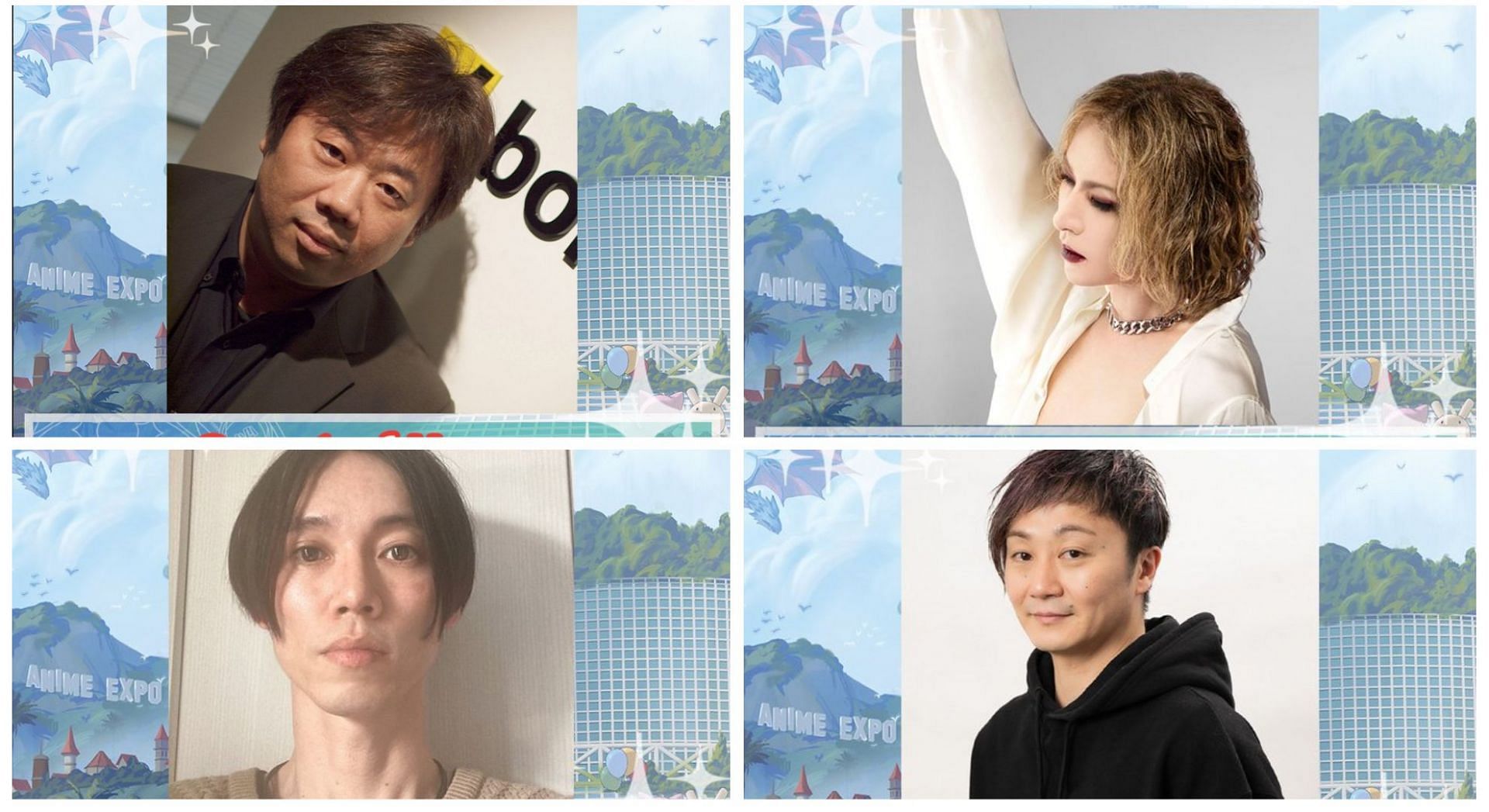 Kawamoto, Yoshiki, Takata, and Kodaka (Image via Sportskeeda)