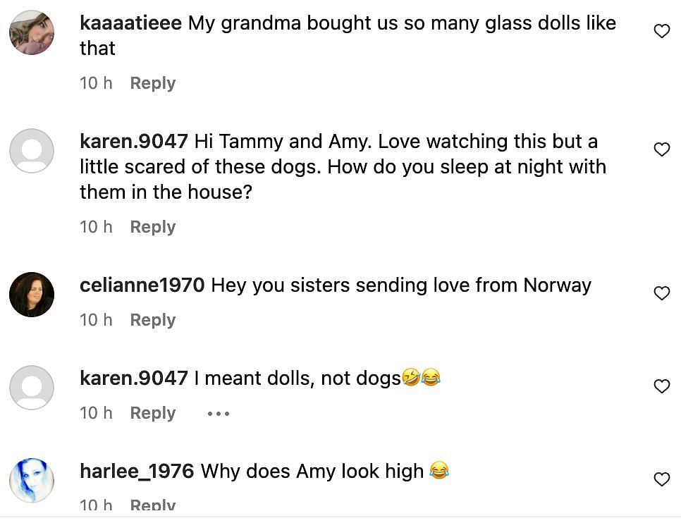 Social media users warned the 1000-lb sisters to steer clear from the haunted dolls as the duo showed their collection of paranormal items on an Instagram Live session. (Image via Twitter)