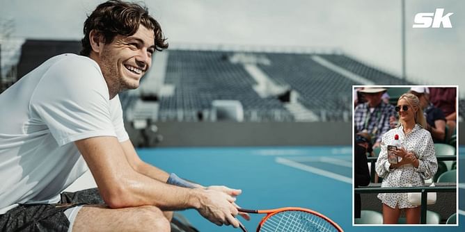 Taylor Fritz’s girlfriend Morgan Riddle praises the American's 1R victory at the 2023 Queen's Club Championships