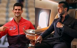 Andrew Tate's brother joins Novak Djokovic in Covid-19 vaccine stand following historic Roland Garros triumph