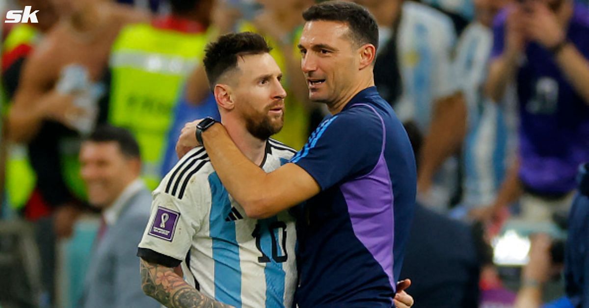 Scaloni says Argentina will find it impossible to replace Lionel Messi against Indonesia.