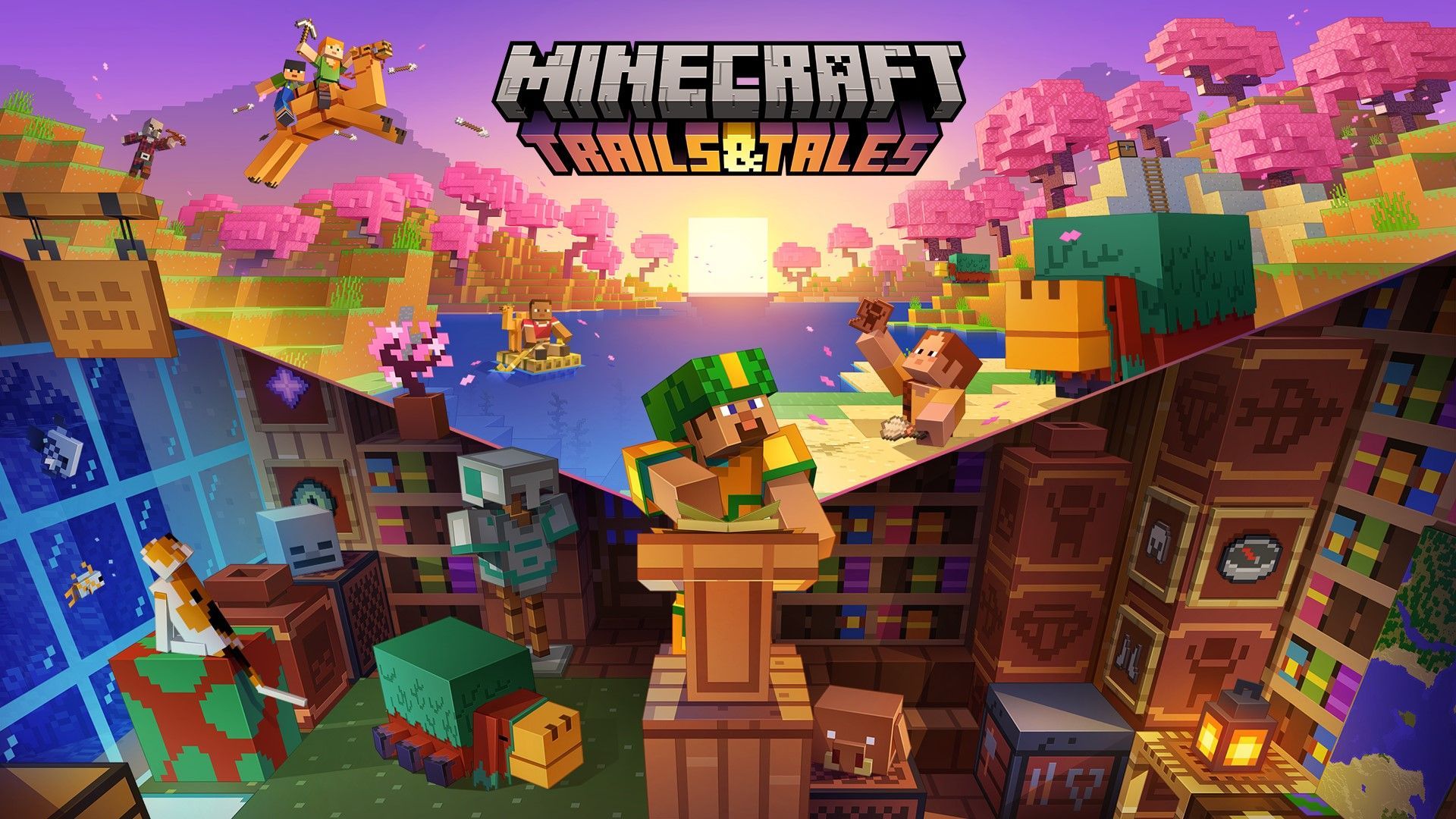 Trails &amp; Tales arrives tomorrow (Image via Mojang)