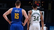 NBA superstars Nikola Jokic and Giannis Antetokounmpo